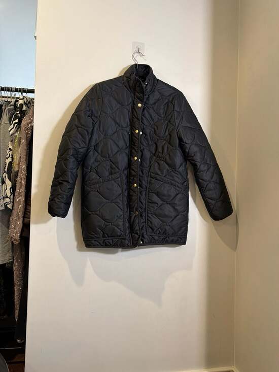 Quince Jackets & Blazers - Quince Featherless Quilted Long Puffer Jacket in Black size Small
